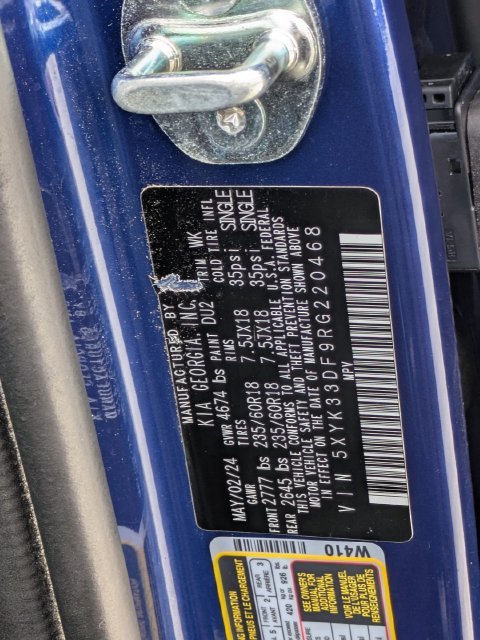 Used 2024 Blue Kia EX image 30