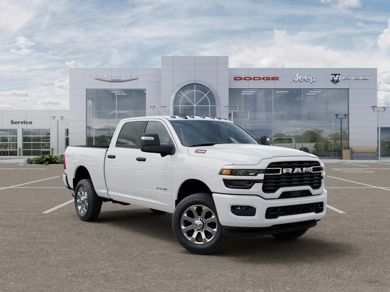 New 2026 Bright White Clearcoat RAM Big Horn image 46