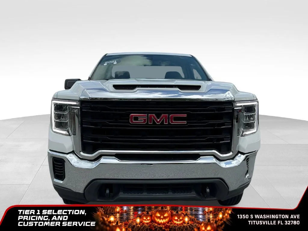 Certified Used 2021 SUMMIT WHITE GMC 2WD Regular Cab Long Bed image 6
