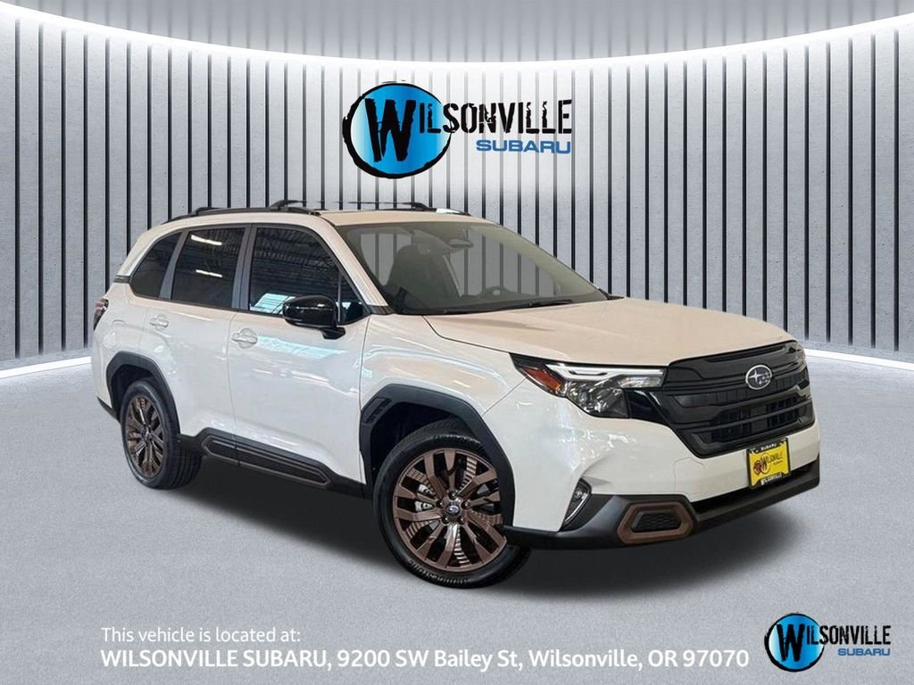 Certified Used 2025 White Subaru Sport image 1