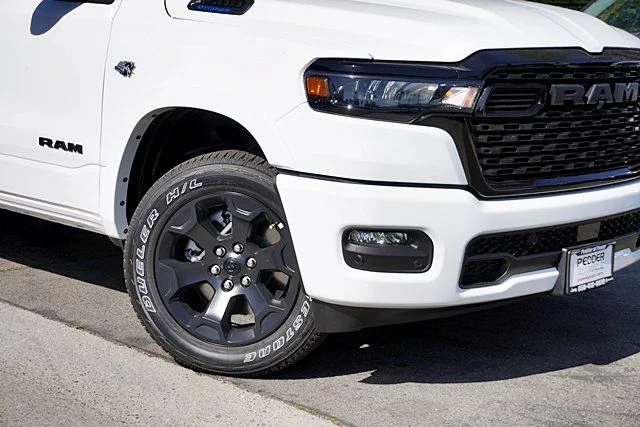 New 2026 Bright White Clear-Coat Exterior Paint RAM Big Horn Night Edition image 3
