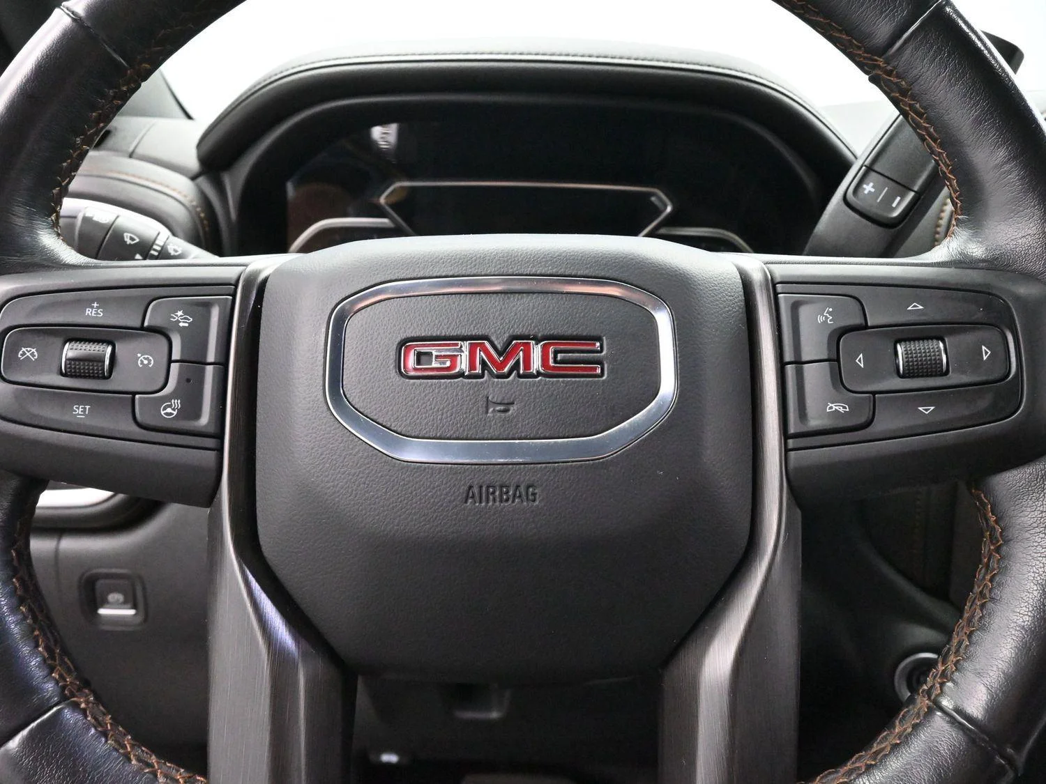 Used 2021 Satin Steel Metallic GMC AT4 image 17