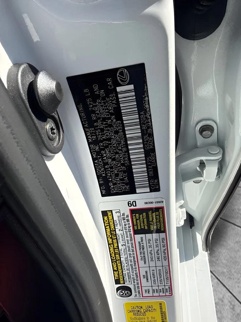 Used 2021 White Lexus 350 F Sport image 35