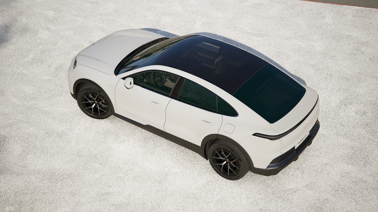 New 2026 White Porsche Coupe Electric image 4