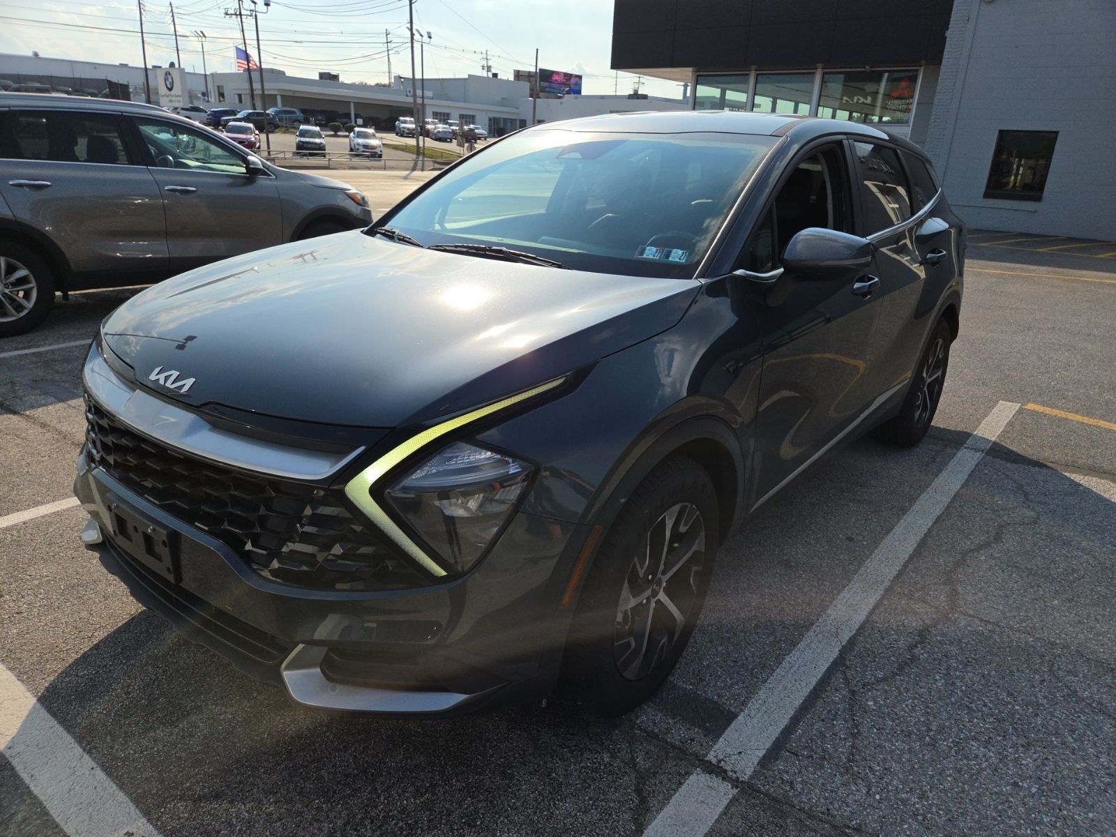 Used 2023 Gray Kia EX image 1