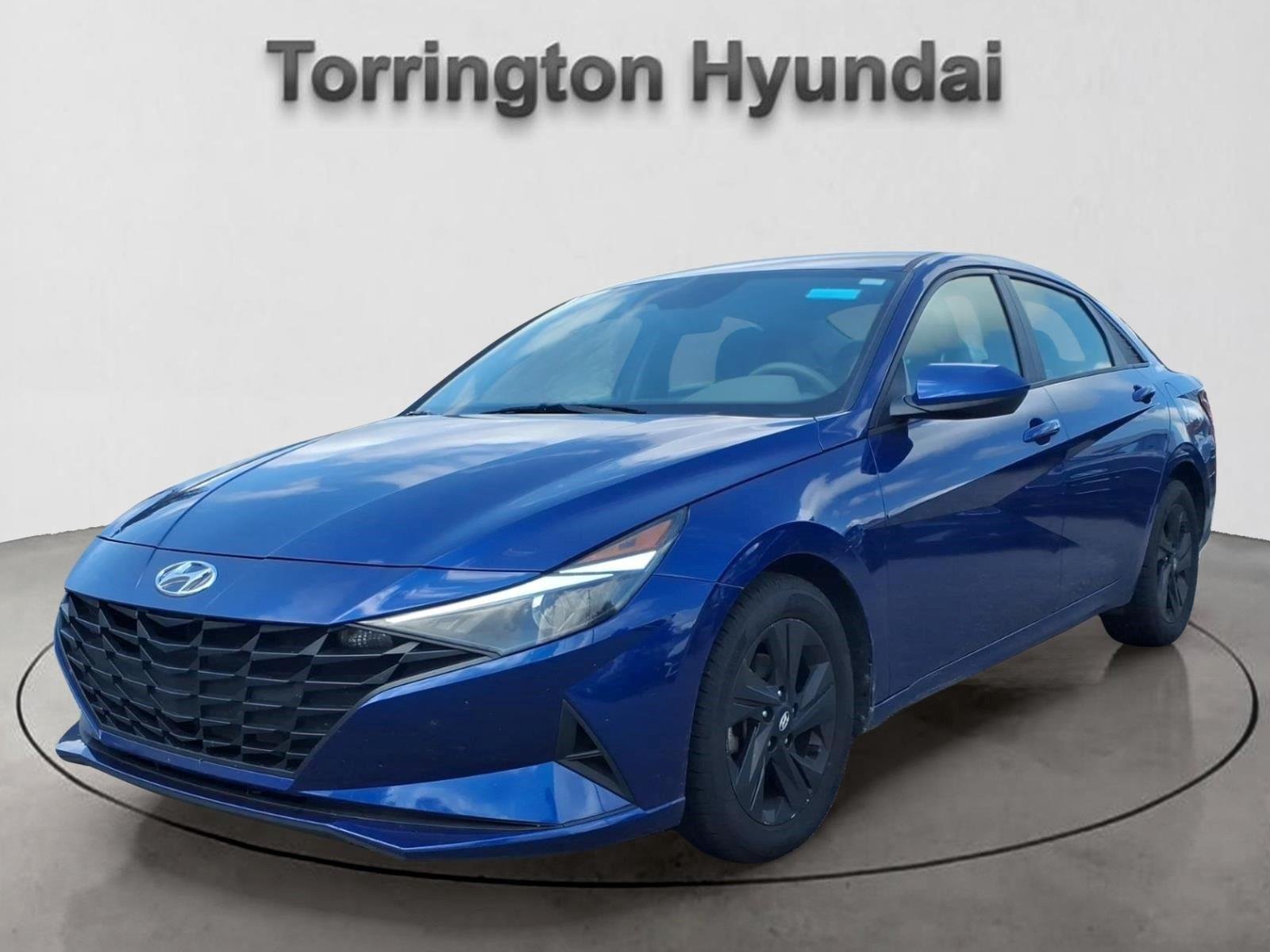 Used 2021 Intense Blue Hyundai SEL image 1
