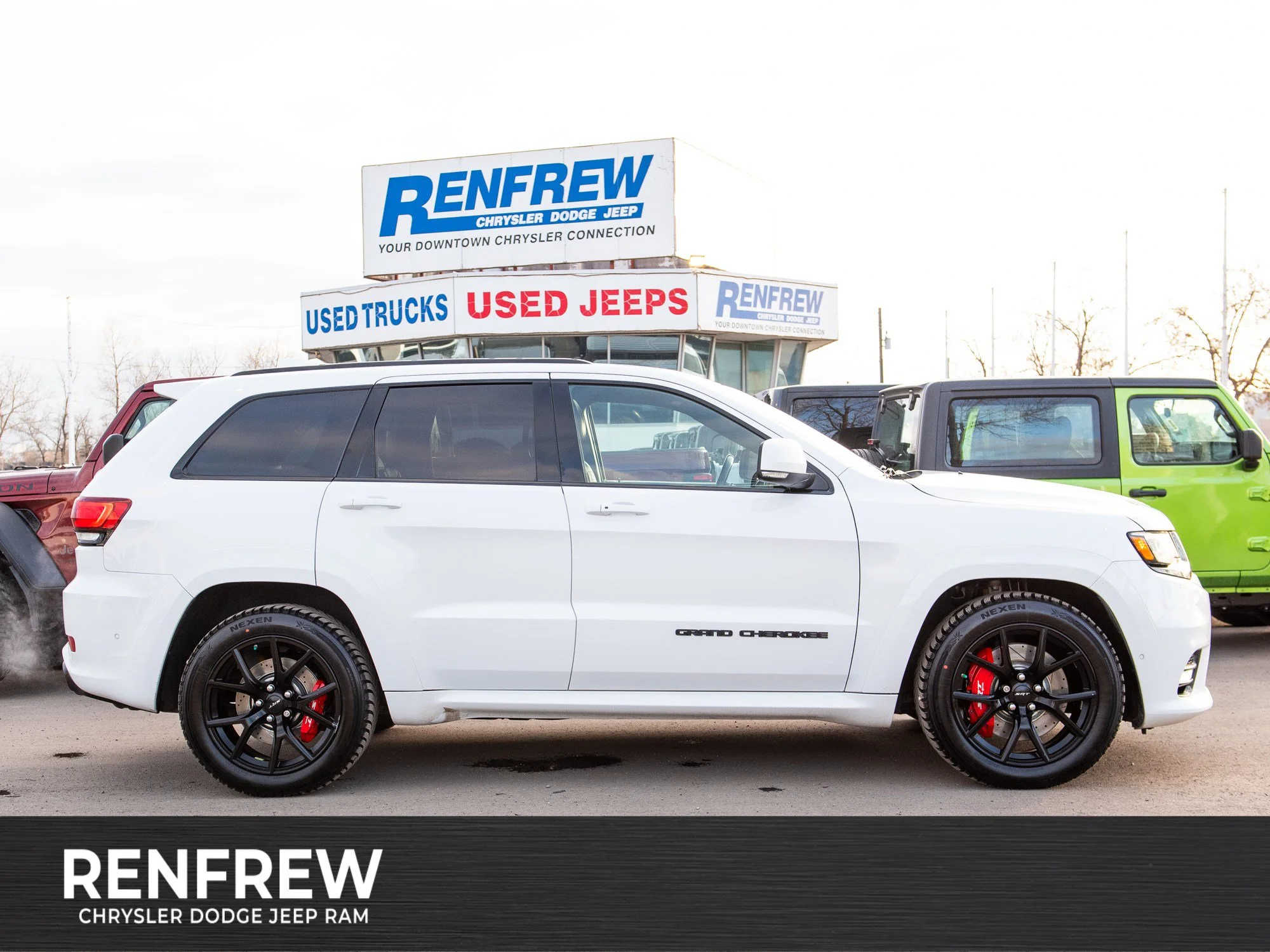 Used 2021 White Jeep SRT * No Accidents | 6.4L SRT HEMI | 475 HP | Brembo | Apple CarPlay image 1