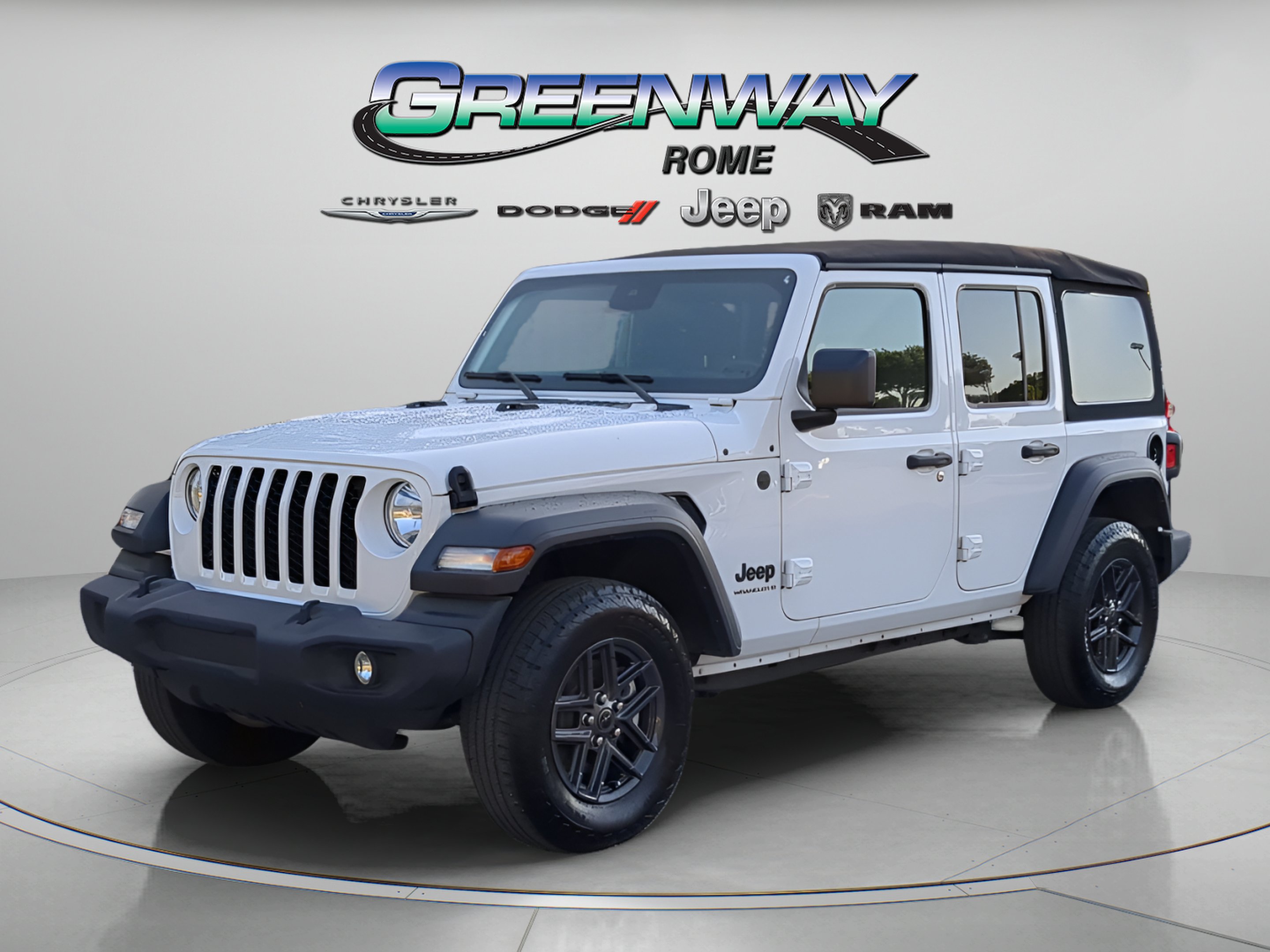 Used 2024 Bright White Clearcoat Jeep Sport S image 11