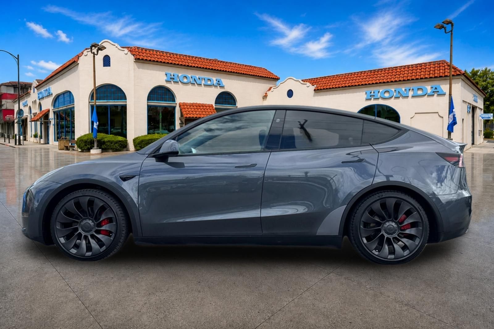 Used 2023 Midnight Silver Metallic Tesla Performance image 7
