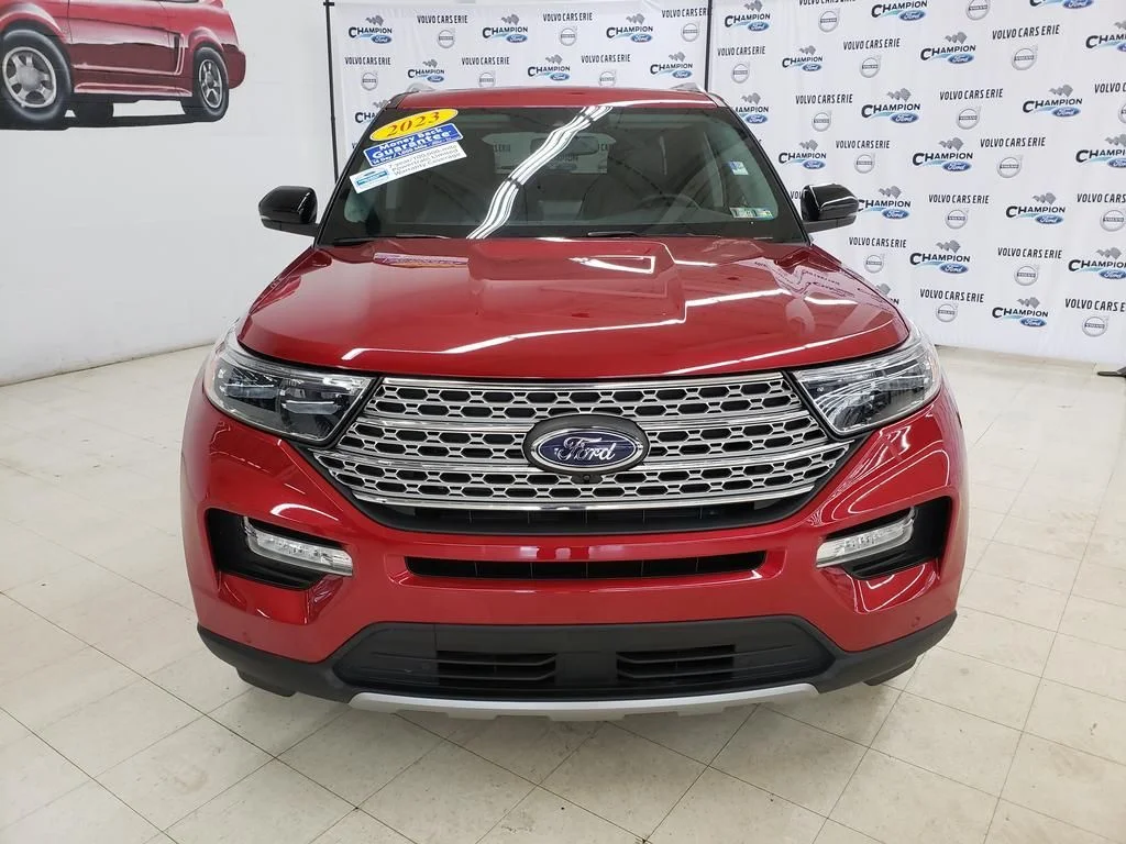 Certified Used 2023 Red Metallic Ford Limited image 2