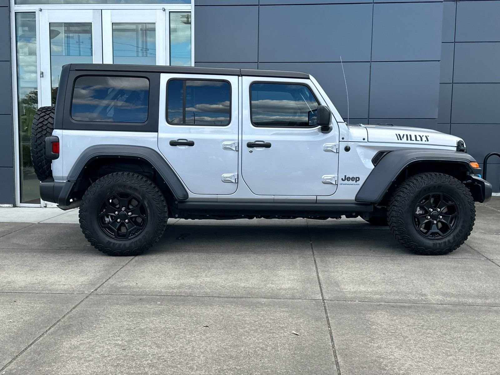 Used 2023 Silver Zynith Clearcoat Jeep Willys 4xe image 2