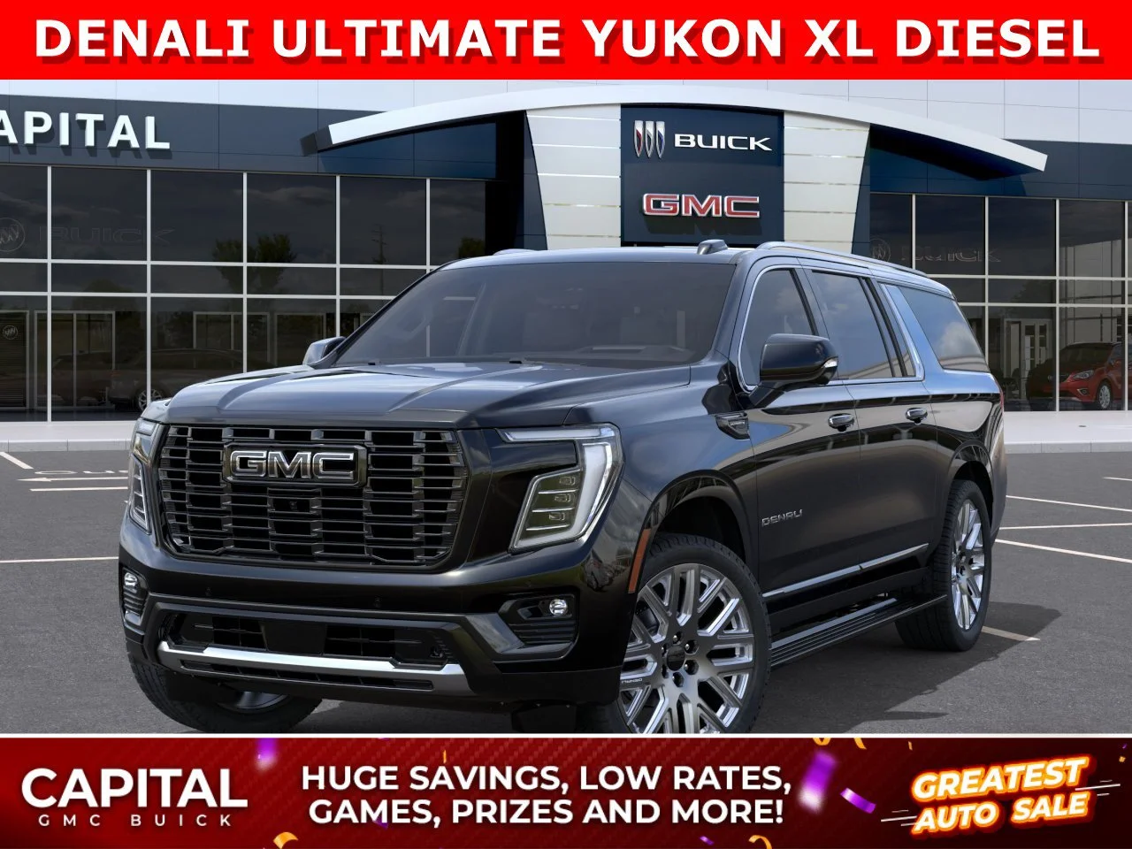 New 2026 ONYX BLACK GMC Denali Ultimate image 1