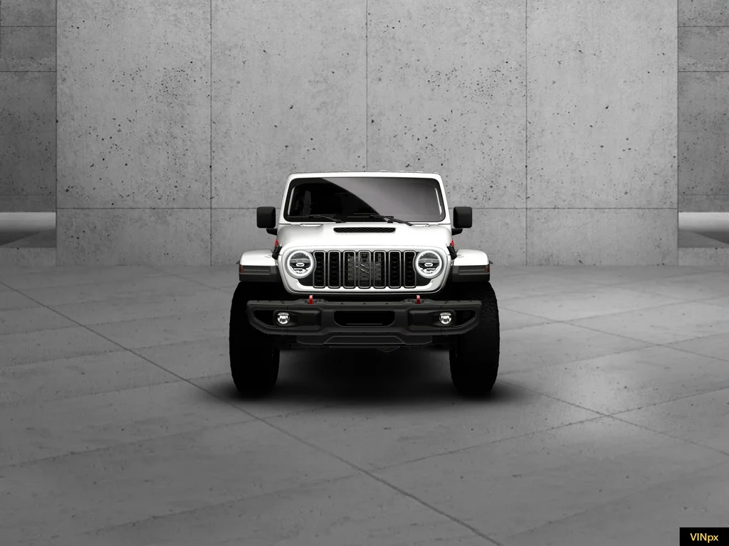 New 2026 Bright White Clear-Coat Exterior Paint Jeep Rubicon X image 11