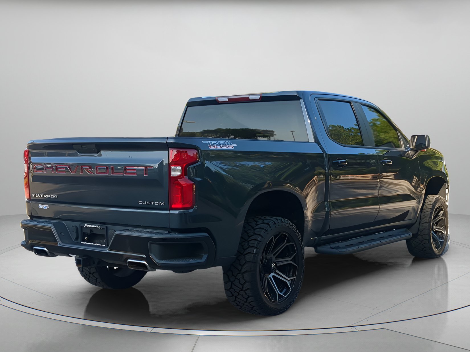 Certified Used 2019 Shadow Gray Metallic Chevrolet Custom Trail Boss Crew Cab Pickup image 39