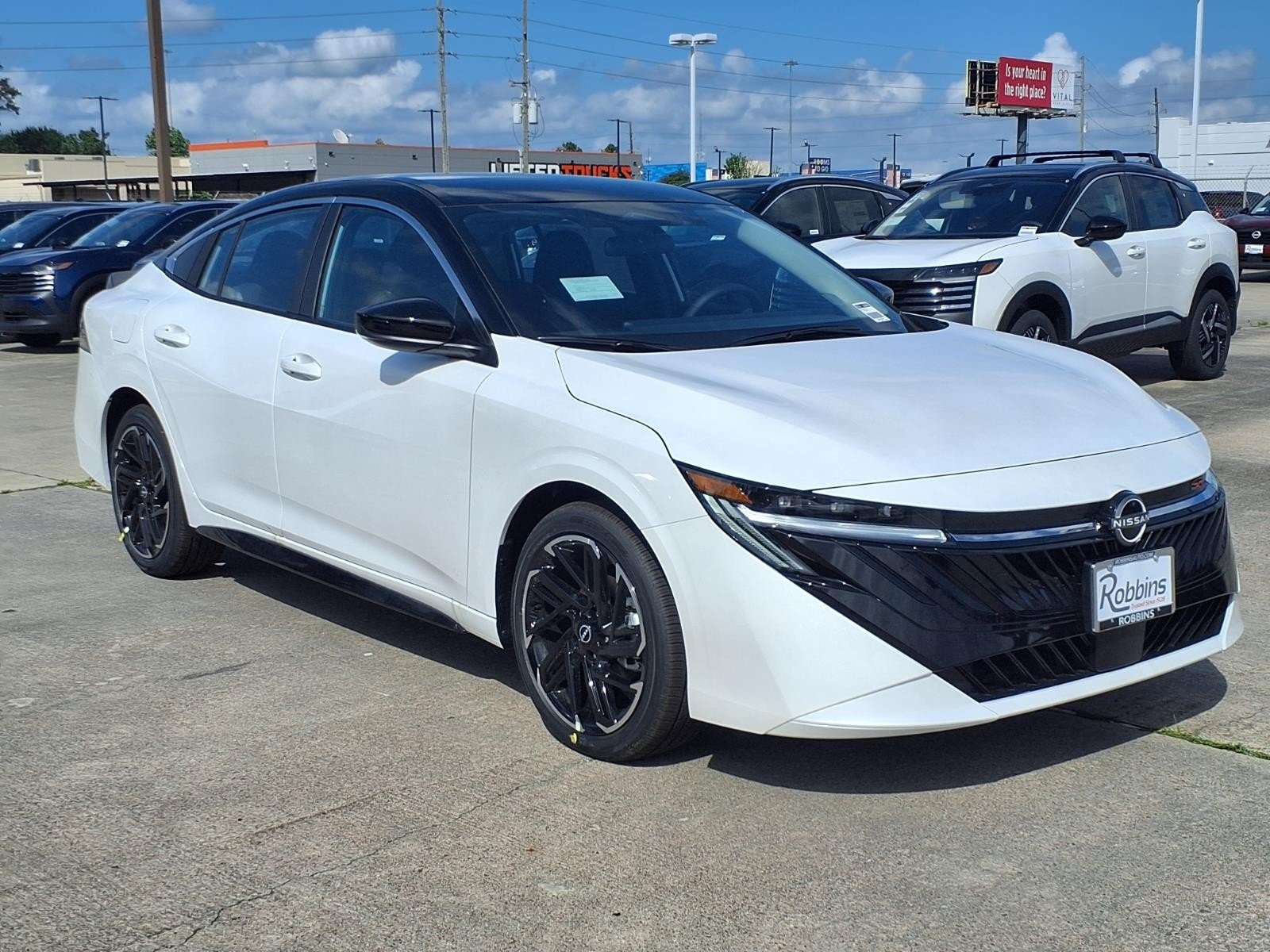 2026 Nissan Sentra SR White at Robbins Nissan