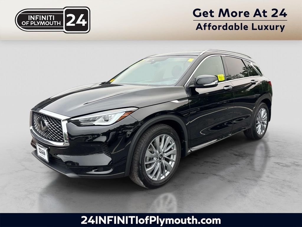 Certified Used 2025 Black INFINITI LUXE image 1