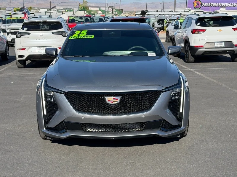 Used 2025 Argent Silver Metallic Cadillac Sport image 8