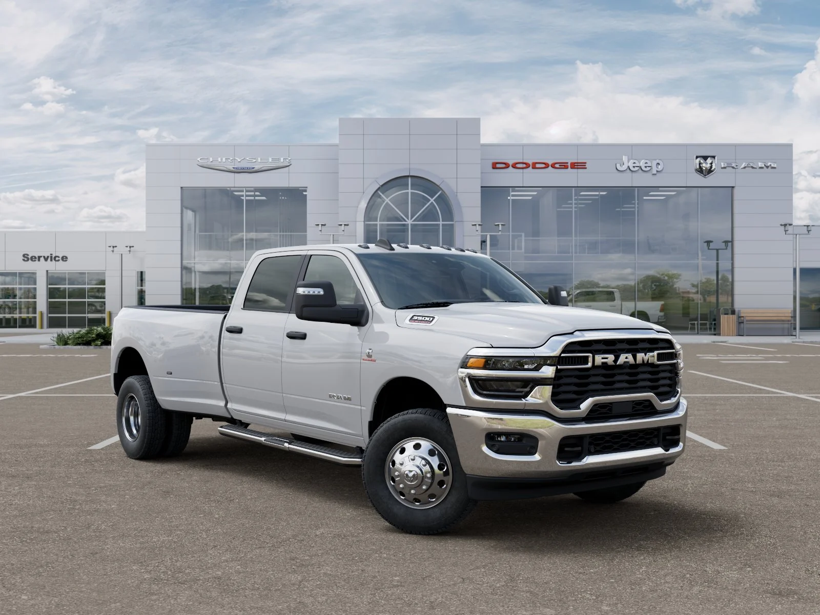 New 2026 Bright White Clear-Coat Exterior Paint RAM Big Horn image 31