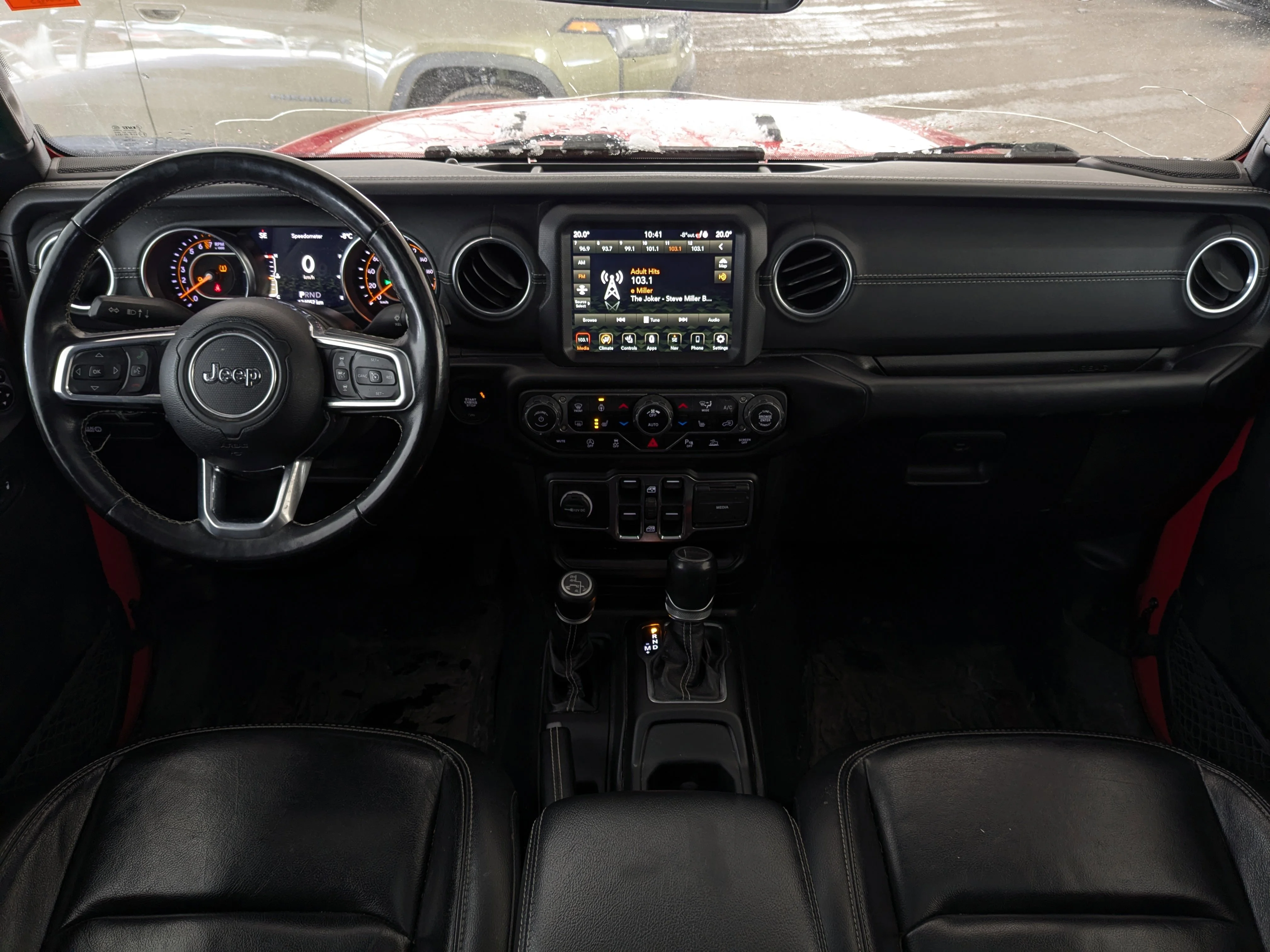 Used 2020 Red Jeep Overland - LED Grp - Safety Tec Grp - Advanced Safety - Trailer Tow Grp - Cold Weather. image 23