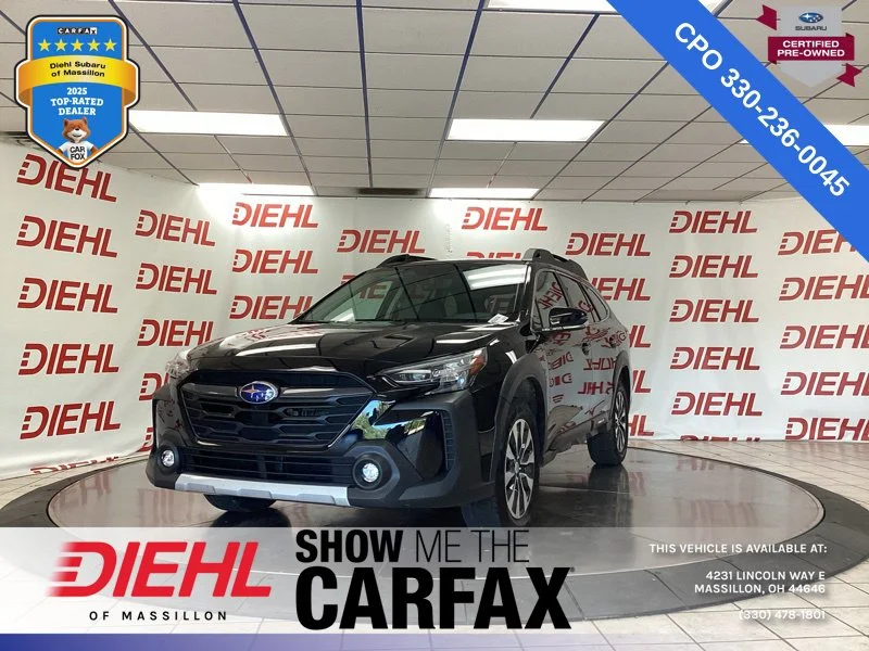 Certified Used 2025 Black Subaru Limited image 3