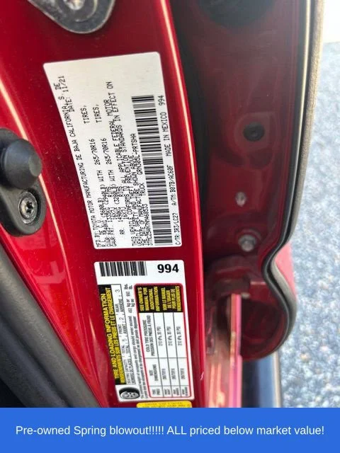 Used 2022 Red Toyota TRD Off-Road image 18