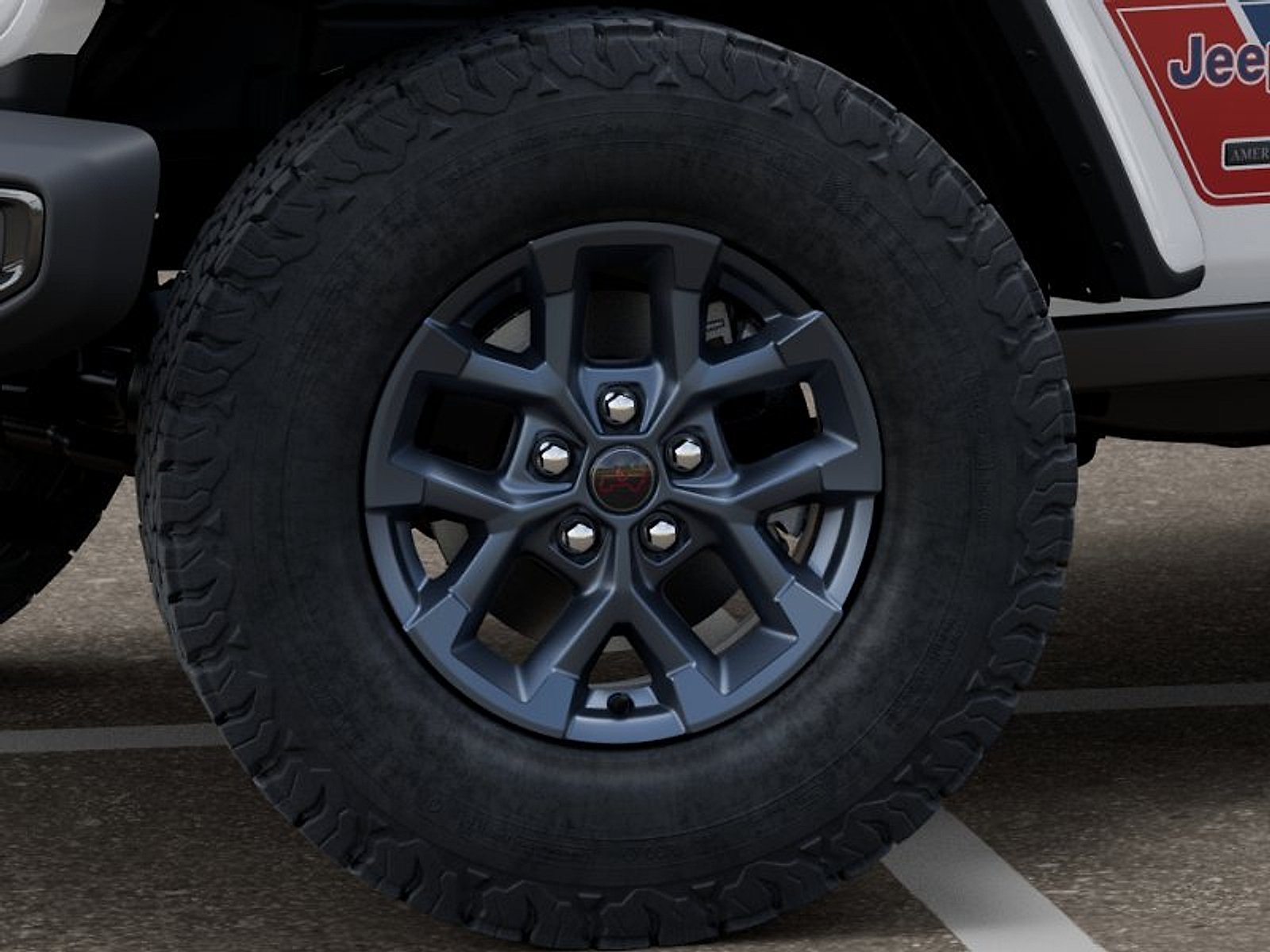 New 2026 Bright White Clear-Coat Exterior Paint Jeep 4-Door Willys 