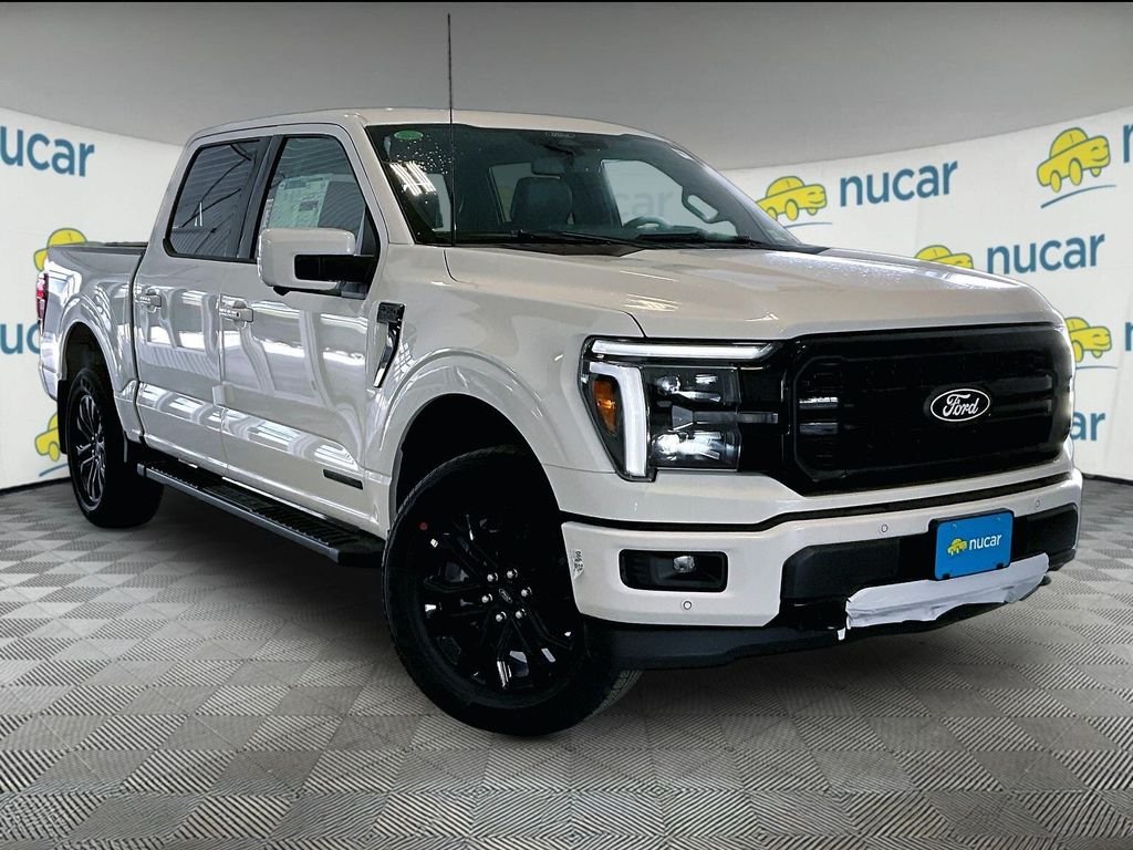 New 2026 Star White Metallic Tri-Coat Ford Lariat image 1