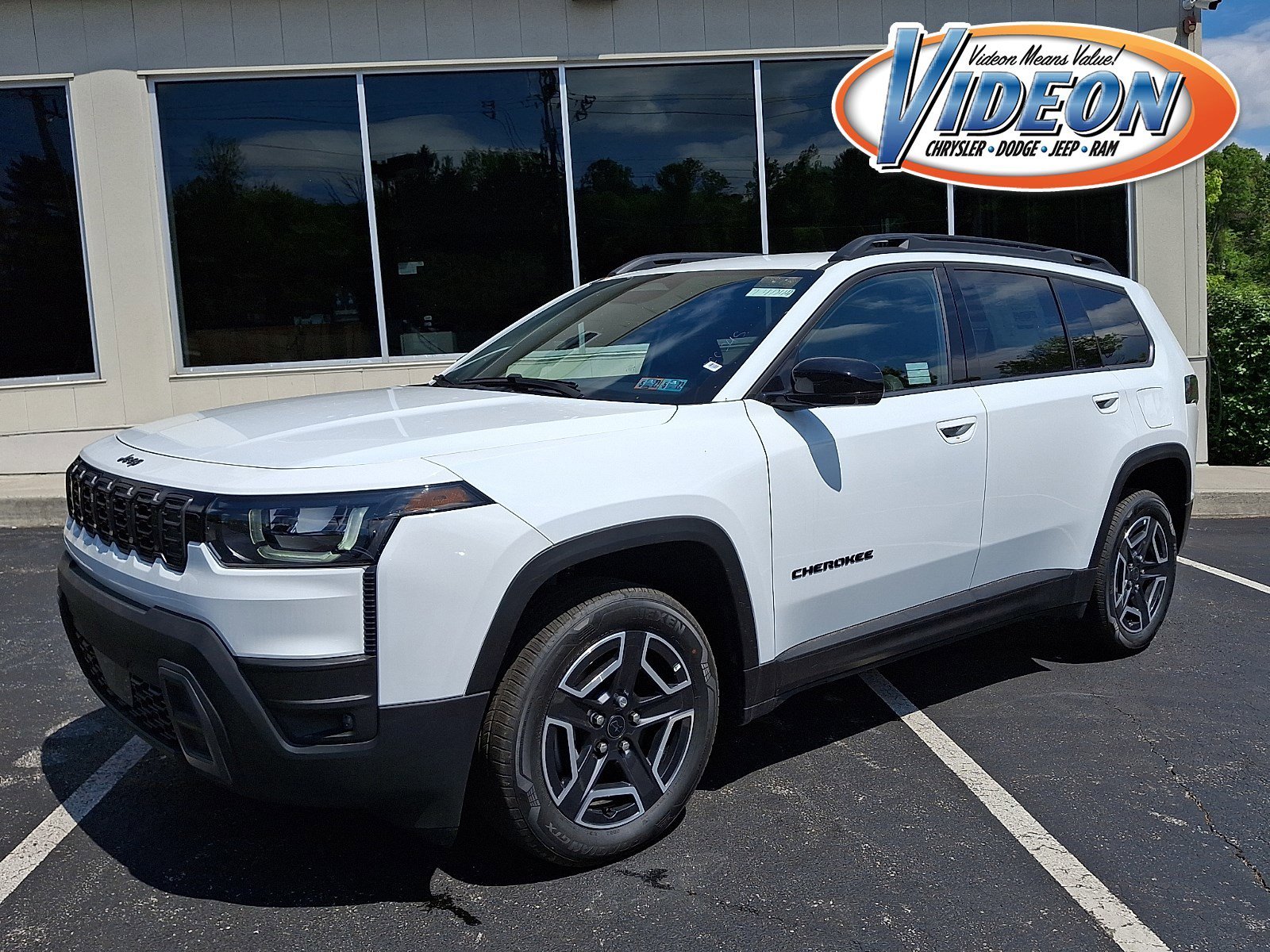 New 2026 Bright White Clear-Coat Exterior Paint Jeep Limited image 1