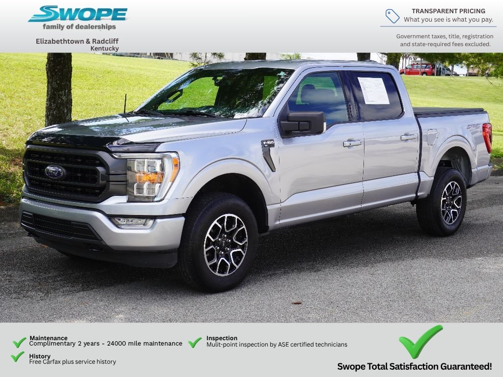 Used 2023 ICONIC SILVER METALLIC Ford XLT image 7
