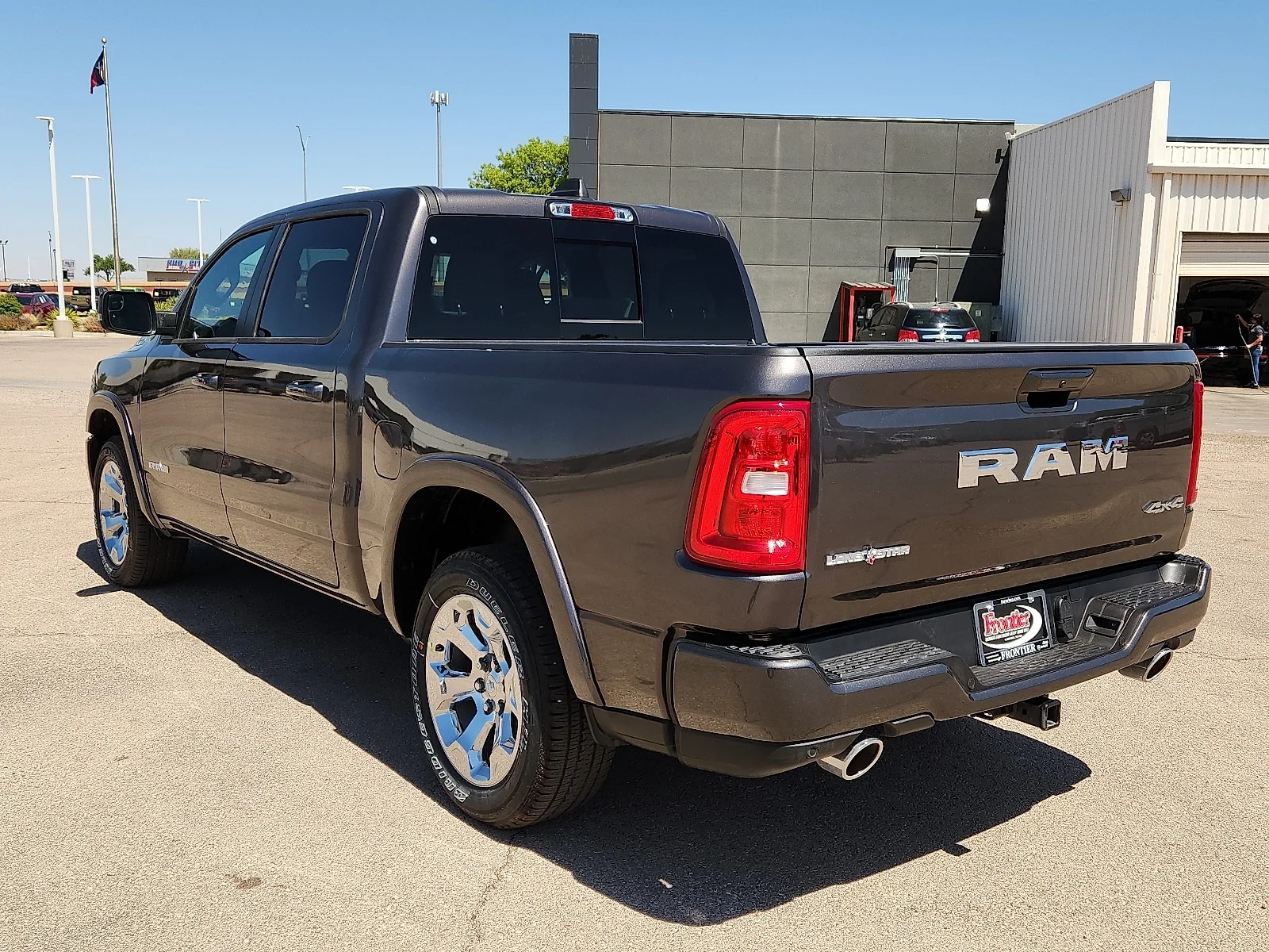 New 2026 Granite Crystal Metallic Clear-Coat  Paint Ram LONE STAR CREW CAB 4X4 5