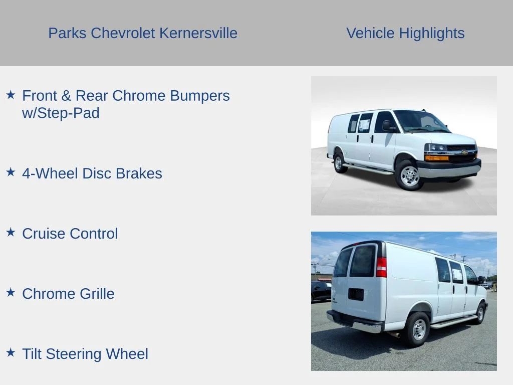 Used 2025 White Chevrolet Work Van image 11