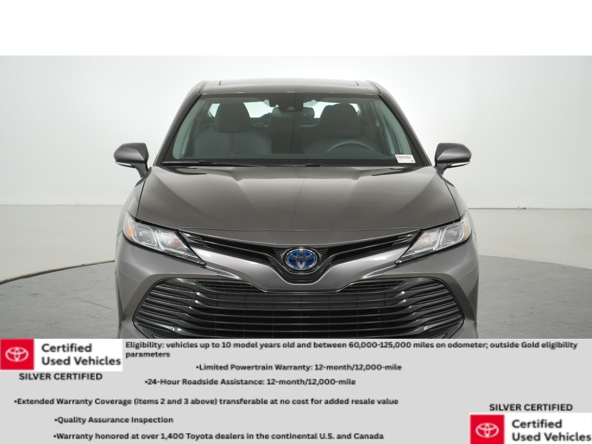 Certified Used 2020 Predawn Gray Mica Toyota Hybrid LE image 9
