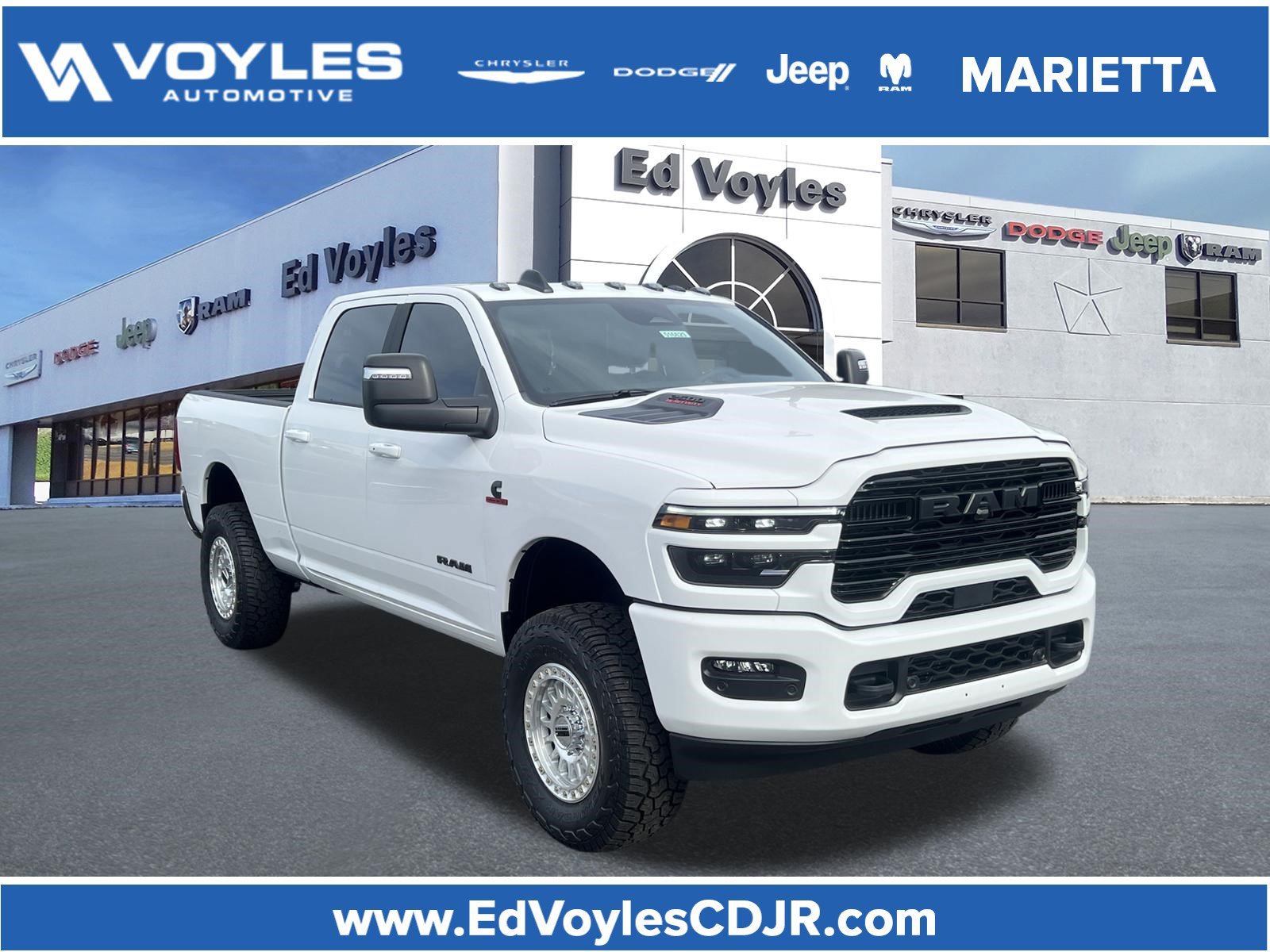 New 2026 Bright White Clearcoat Ram Laramie image 1