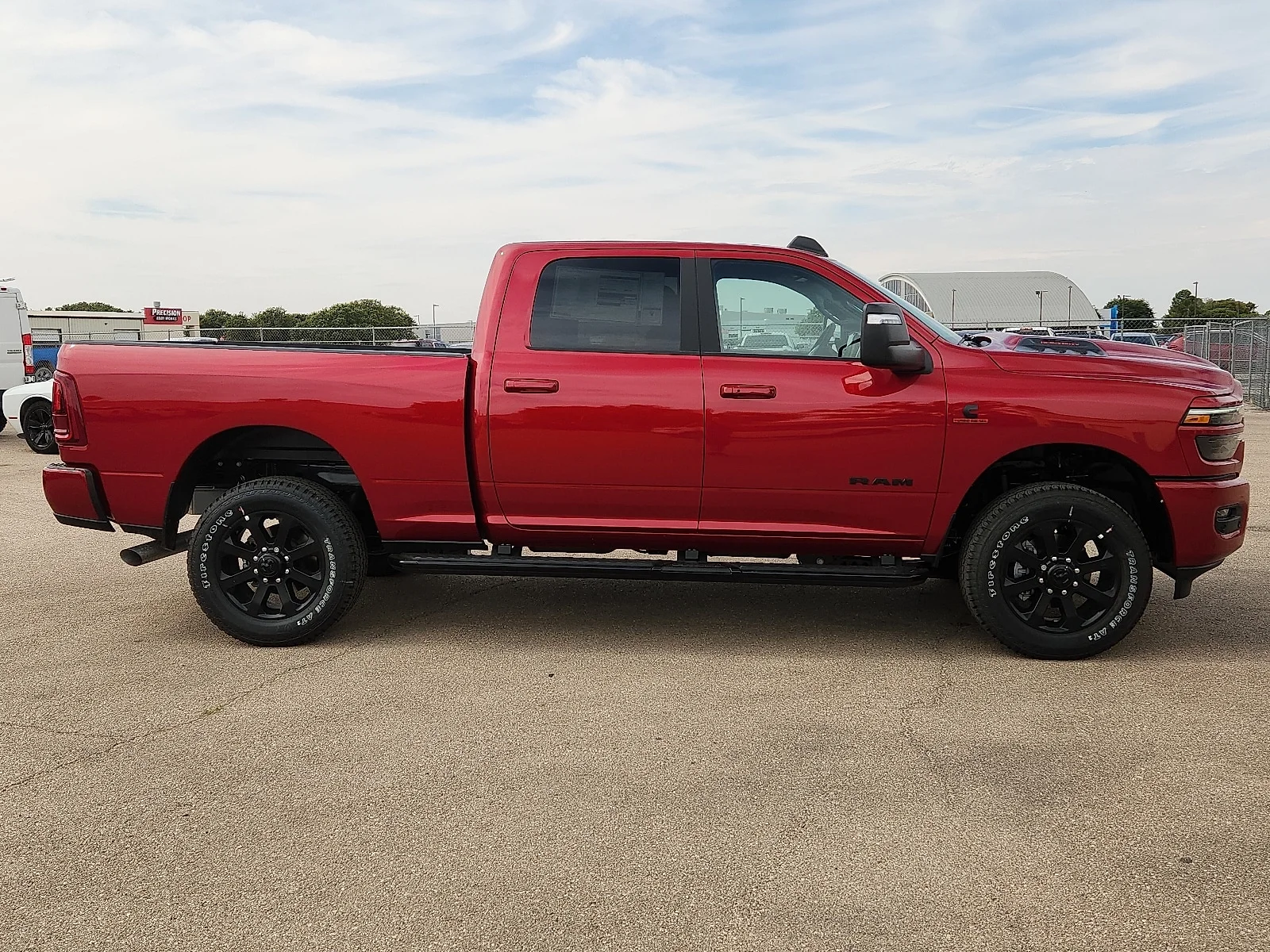 New 2027 Molten Red Pearl-Coat  Paint Ram LARAMIE CREW CAB 4X4 6