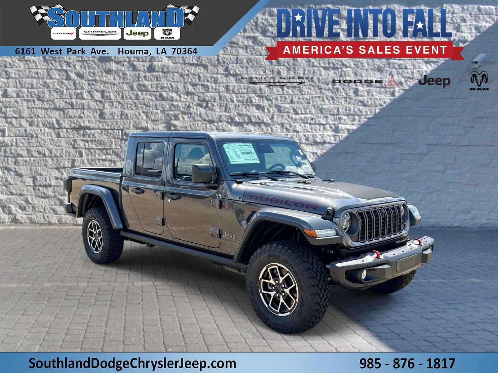 New 2026 Granite Crystal Metallic Clear-Coat Exterior Paint Jeep Rubicon X image 1
