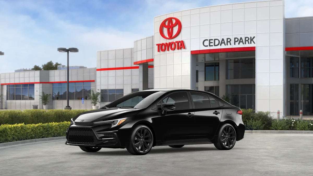 New 2026 Midnight Black Metallic Toyota SE image 2