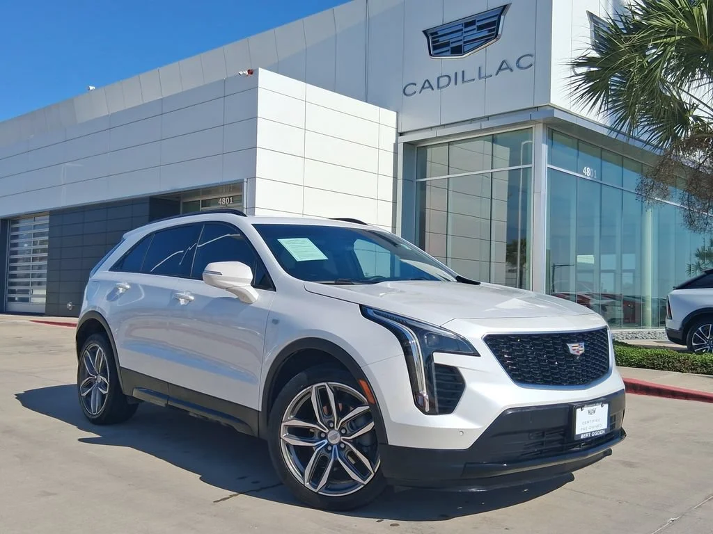 Used 2023 CRYSTAL WHITE TRICOAT Cadillac FWD Sport image 1