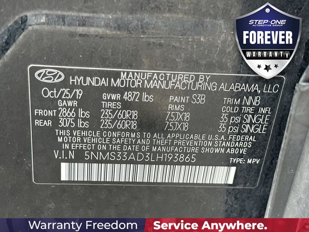 Used 2020 Black Hyundai SEL image 41