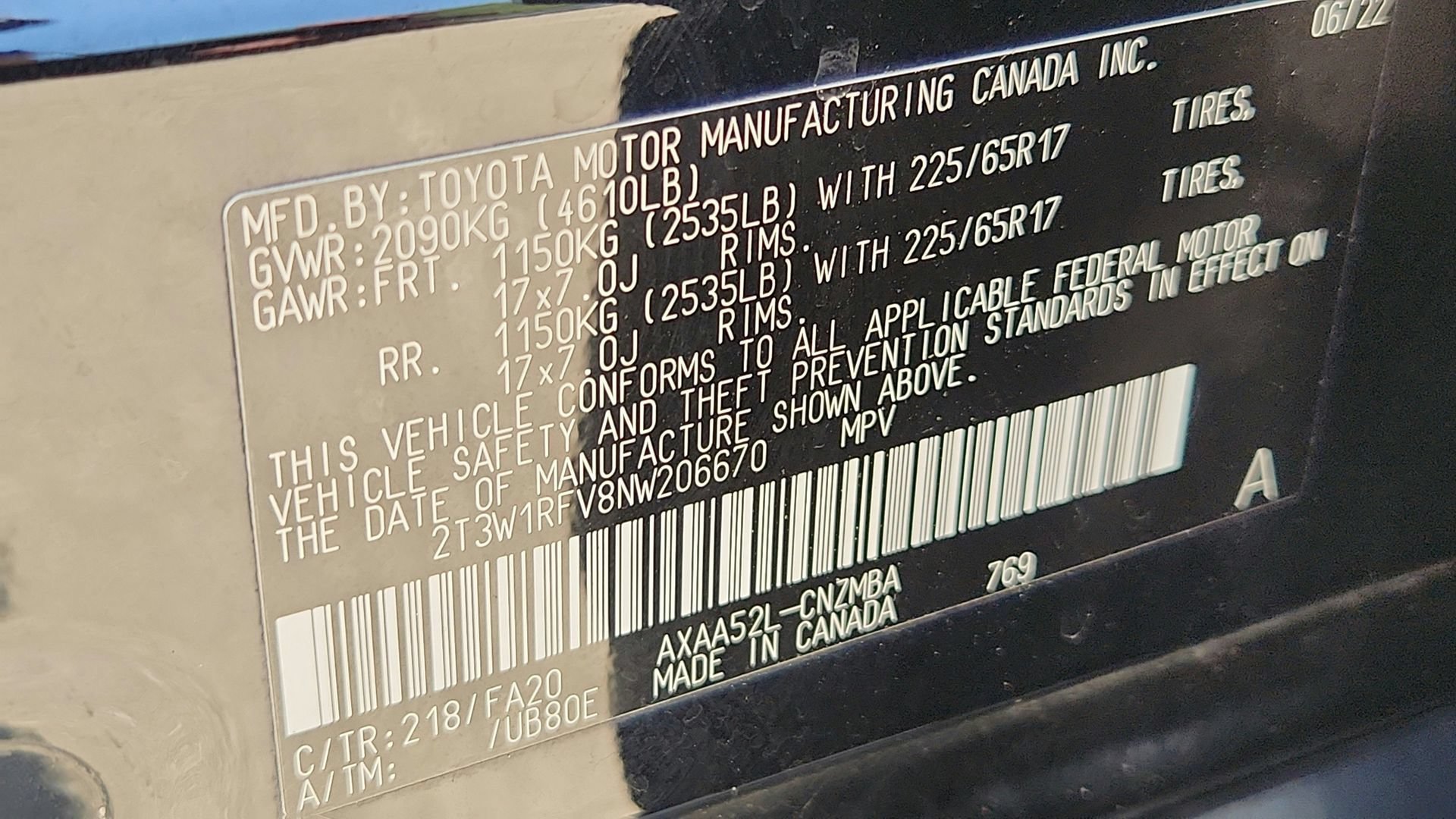 Used 2022 Black Toyota XLE image 27