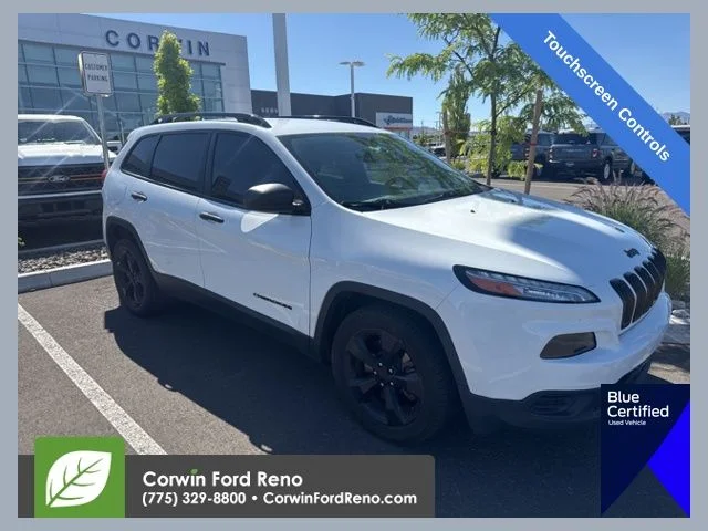 Used 2017 Bright White Clearcoat Jeep Sport image 1