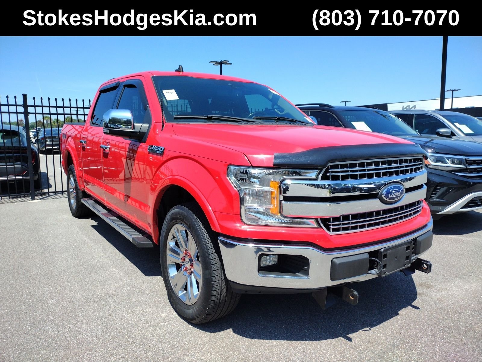 Used 2019 Red Ford Lariat image 1