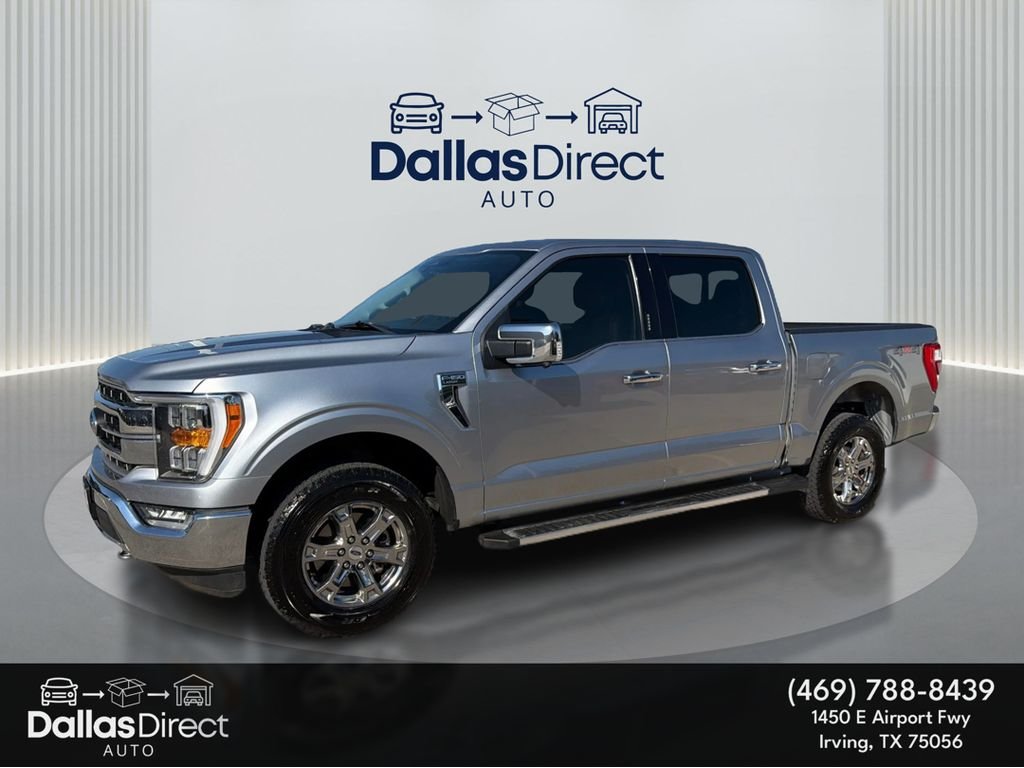 Used 2023 Iconic Silver Metallic Ford LARIAT image 1