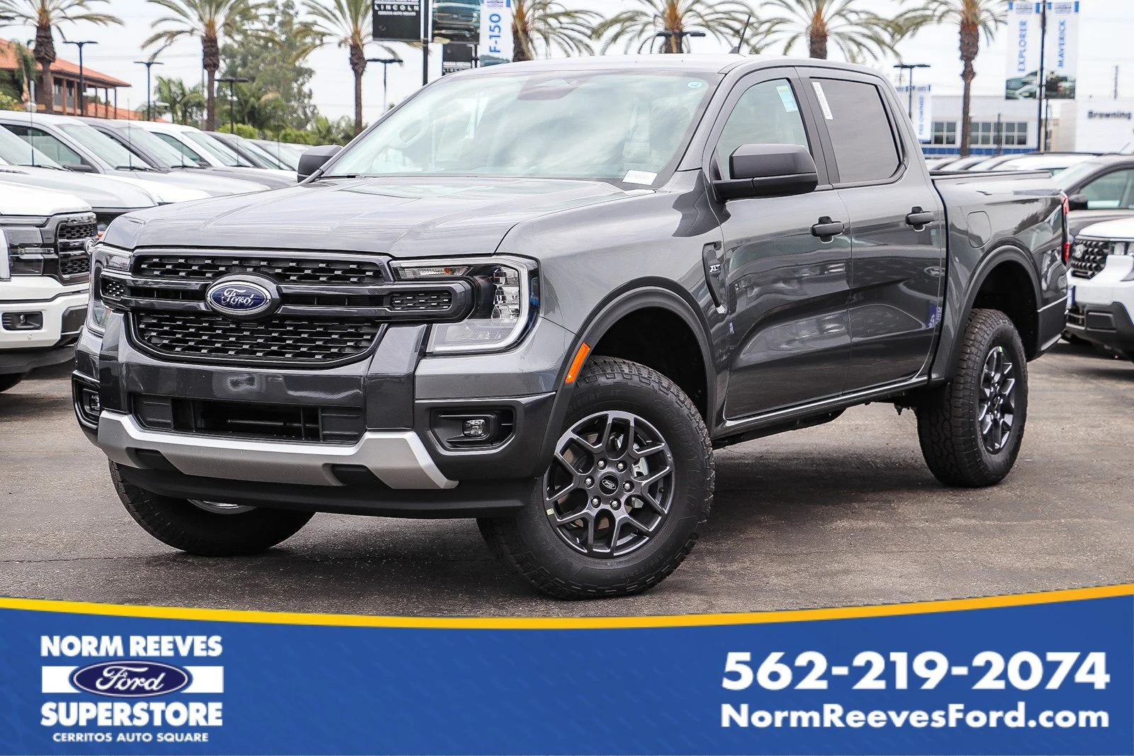 New 2026 Carbonized Gray Metallic Ford XLT image 1