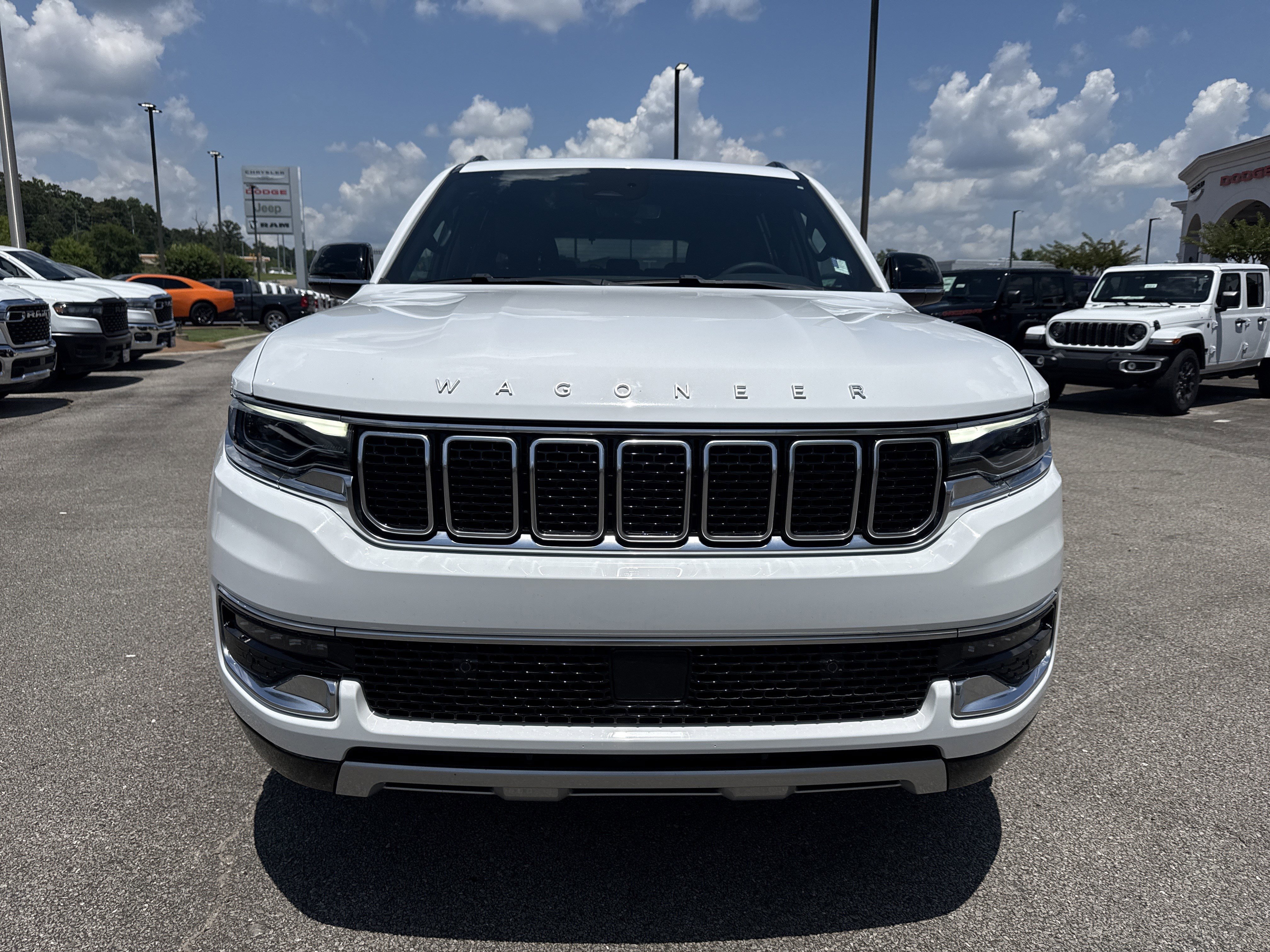 Used 2024 Bright White Clearcoat Jeep Series II image 2
