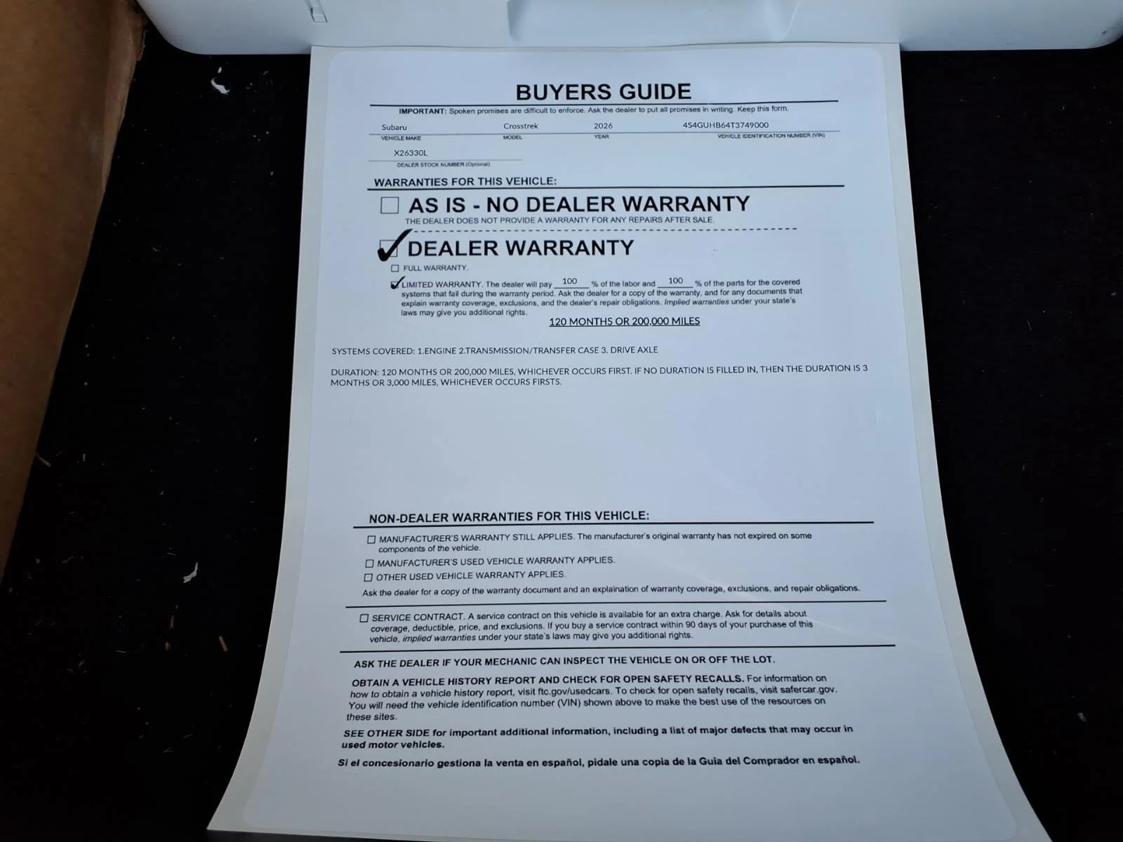 Certified Used 2026 Alpine Green Subaru AWD image 35