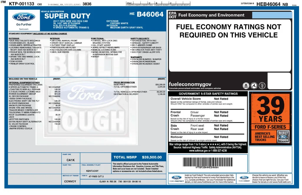 Used 2017 Oxford White Ford XL image 2