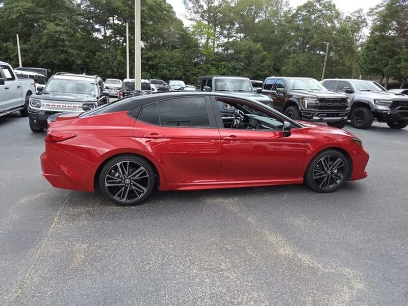 Used 2025 Supersonic Red / Midnight Black Metallic Toyota XSE image 15