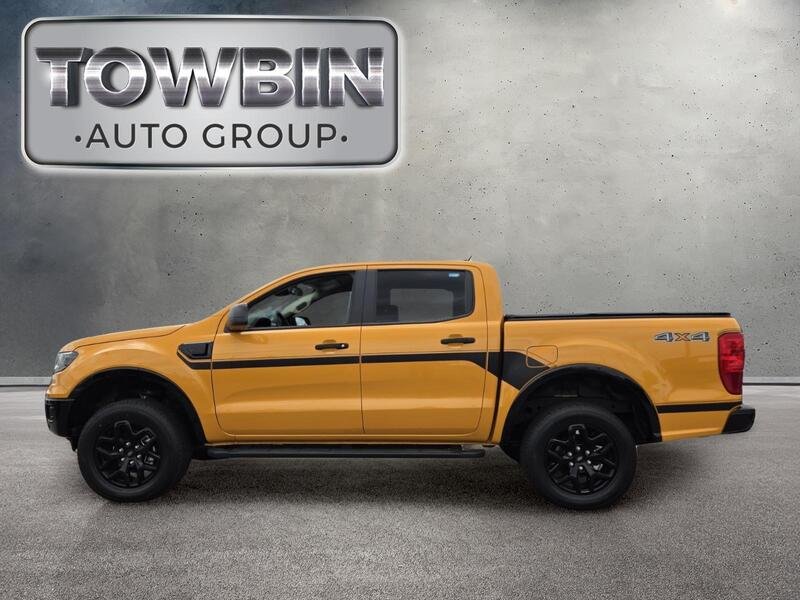 Used 2022 Orange Metallic FORD XLT 4WD SUPERCREW 5