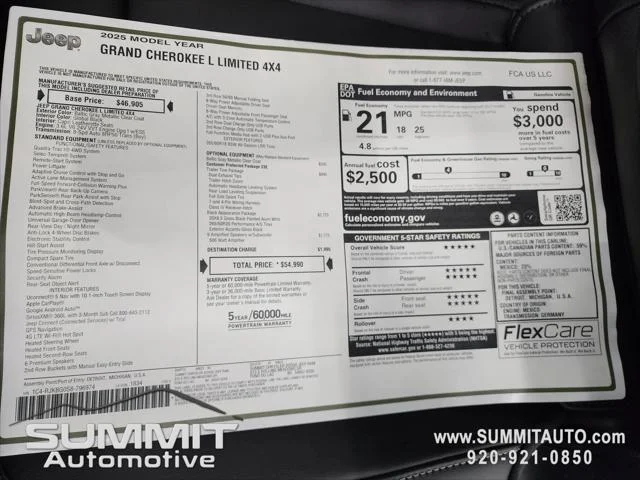 New 2025 Baltic Gray Metallic Clear-Coat Exterior Paint Jeep Limited image 23