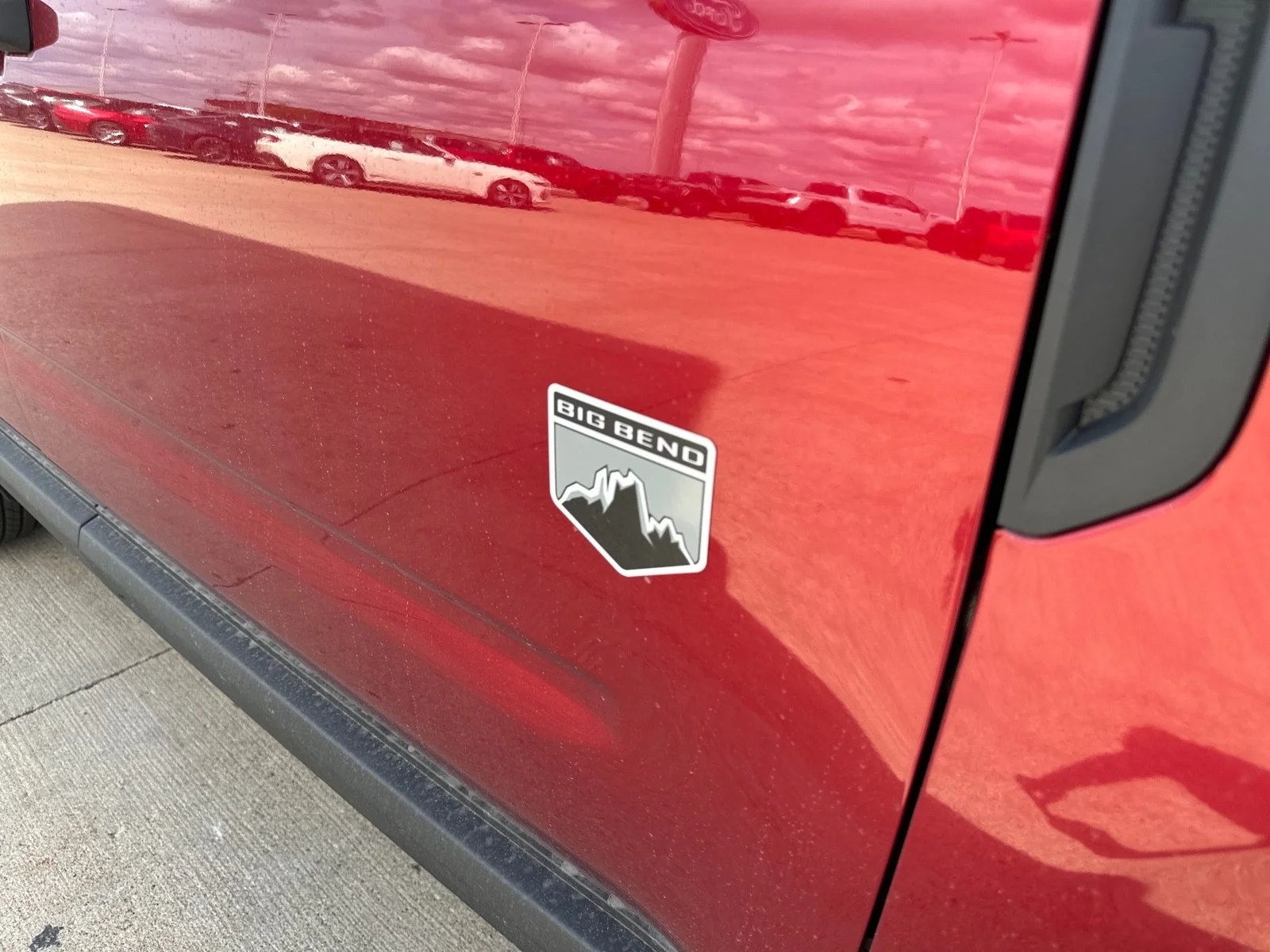 New 2025 Ruby Red Metallic Tinted Clearcoat Ford Big Bend® image 4